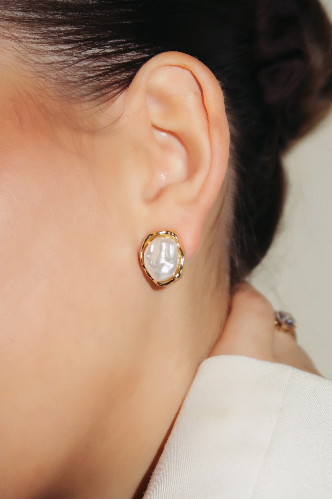 Dainty Pearl Earrings