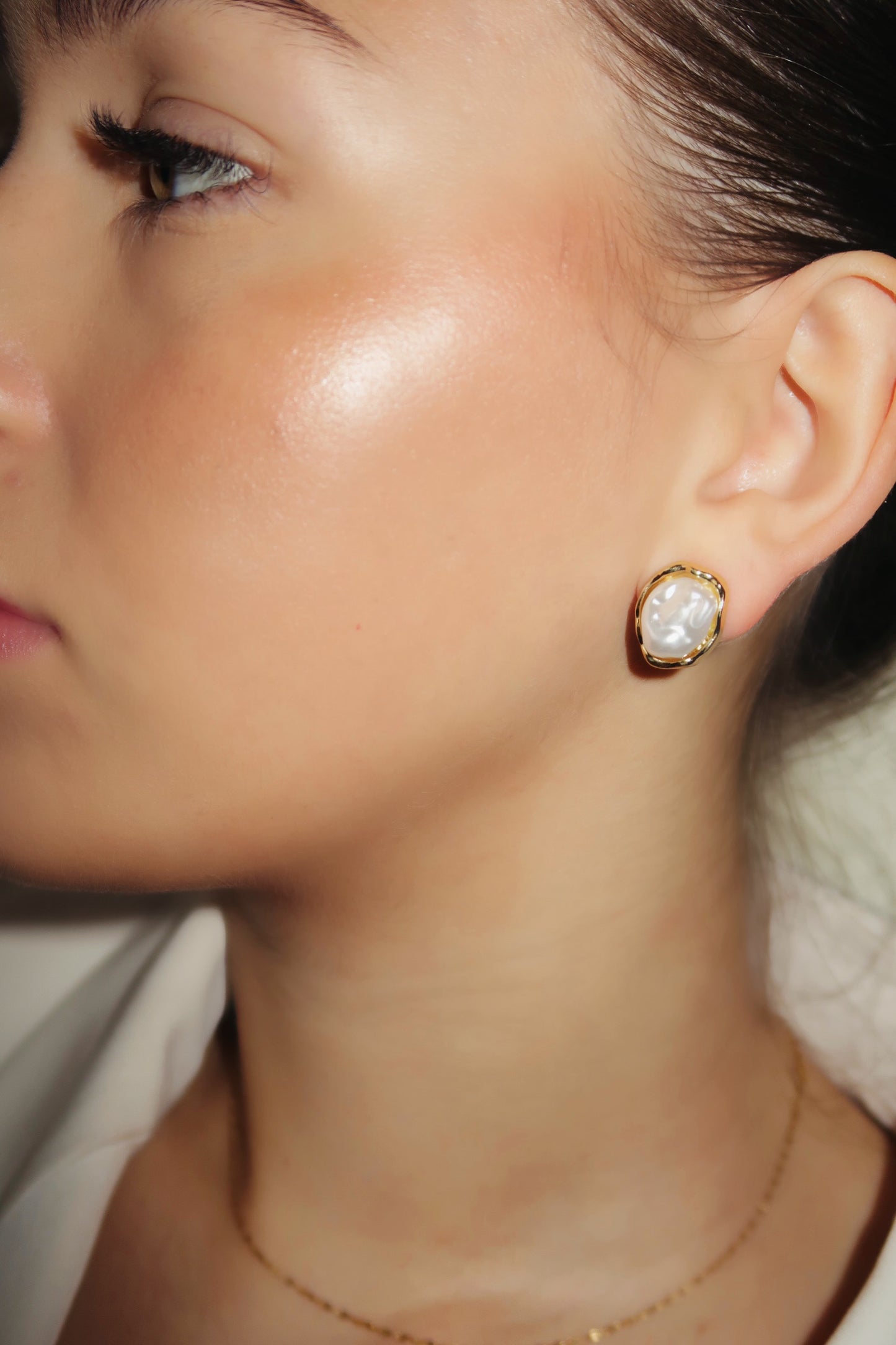 Dainty Pearl Earrings