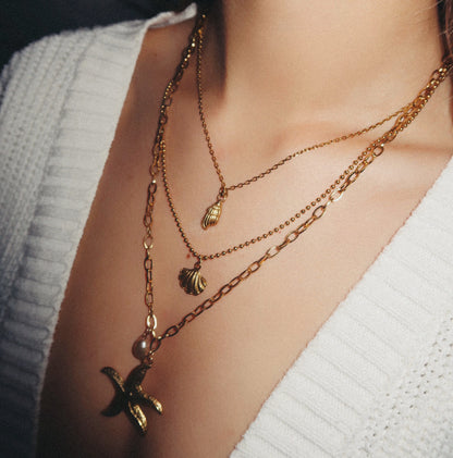 Starfish Charm Necklace