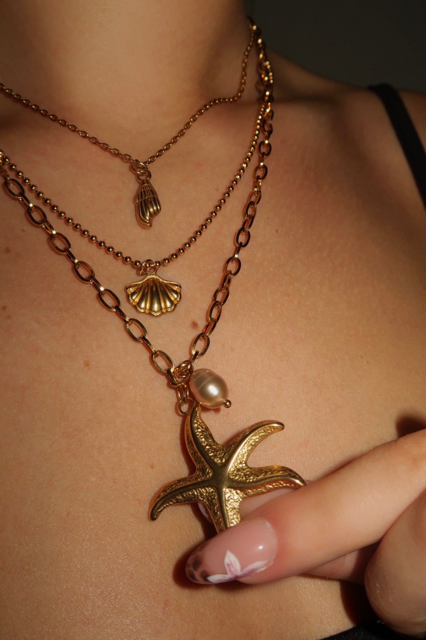 Starfish Charm Necklace